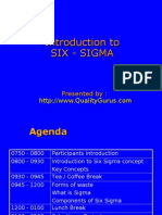 Intro To Six Sigma