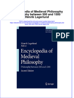 Ebook Encyclopedia of Medieval Philosophy Philosophy Between 500 and 1500 Henrik Lagerlund Online PDF All Chapter