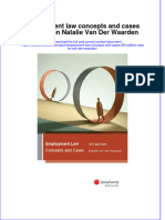 Ebook Employment Law Concepts and Cases 4Th Edition Natalie Van Der Waarden Online PDF All Chapter