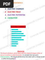 Electrostatic Slide Up To Electric Field