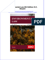 Ebook Environmental Law 6Th Edition S C Shastri Online PDF All Chapter