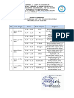 Jadwal Pelaksanaan Usp Revised