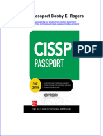 Ebook Cissp Passport Bobby E Rogers Online PDF All Chapter