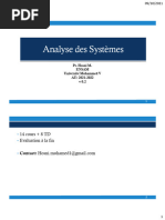 Analyse Des Systemes