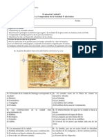 Prueba de Sociedad 5º Ano Basico