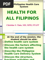 Philippine Health Care System 2008