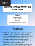 Climate Change Impact On Hydrology