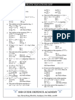 Quadratic Equations - Assignment