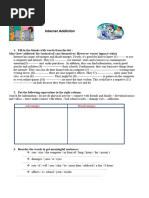 Internet-Addiction Worksheet