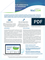 Huella de Carbono en Servicio de Agua y Saneamiento 