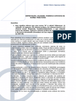 Seminário Iv - Interpretação, Validade, Vigência e Eficácia Da Norma Tributária