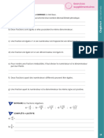 CH 4 Les Rationnels Exercices Supplementaires