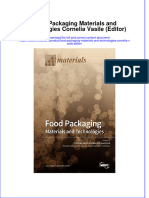 Ebook Food Packaging Materials and Technologies Cornelia Vasile Editor Online PDF All Chapter