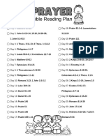 Prayer Bible Reading Plan Kids