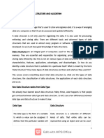 Introducution To Data Structure and Algorithm