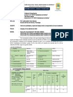 Informe Mes de Setiembre