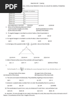 PRACTICE SET - 7 (MCQ), 10th CH. 6,7,10,11,12,13, & 14