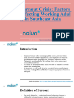 Burnout Crisis Factors Affecting Working Adults in Southeast Asia