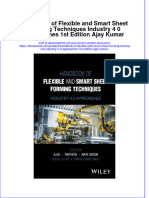 Handbook of Flexible and Smart Sheet Forming Techniques Industry 4 0 Approaches 1St Edition Ajay Kumar Online Ebook Texxtbook Full Chapter PDF