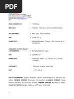 Modelo Escrito Posesión Efectiva Testamentaria