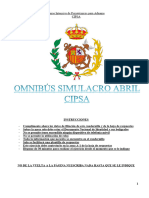 Omnibus Simulacro Abril Cipsa