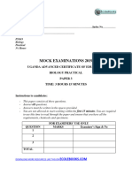 s6 Mock 2019 Biiology p3