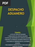 Despacho Aduanal