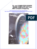 Ebook Electrical and Computer Power Practice Exam Complete Set Four Volumes Complex Imaginary Online PDF All Chapter