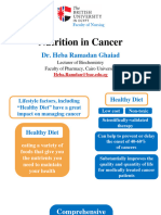 Lecture 5 - Nutrition in Cancer - 13.3.2024