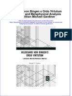 Hildegard Von Bingen S Ordo Virtutum A Musical and Metaphysical Analysis 1St Edition Michael Gardiner 2 Online Ebook Texxtbook Full Chapter PDF