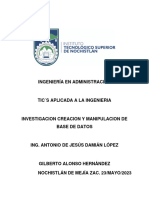 Unidad 5 Investigación Creación y Manipulción de Bases de Datos