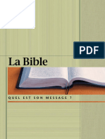 La Bible: Quel EST SON Message ?