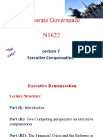 LECTURE 7 Executive Commpensation