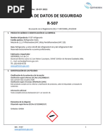 Hoja de Datos de Seguridad R-507: Versión: 03 Fecha de Aprobación: 20-07-2022