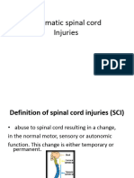 Traumatic Spinal Cord Injuries