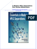 Ebook Essentials in Modern HPLC Separations 2Nd Edition Serban Moldoveanu Online PDF All Chapter