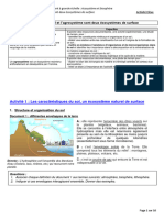 Chapitre 2 Eleve - Le Sol Et L Agrosysteme Sont Deux Ecosysteme de Surface