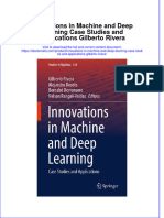 Innovations in Machine and Deep Learning Case Studies and Applications Gilberto Rivera Online Ebook Texxtbook Full Chapter PDF