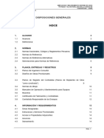 8.1 Dispociciones Generales