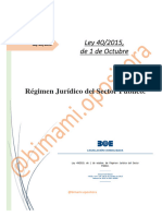 Esquema Resumen Ley 40 - 2015 (Título Preliminar)