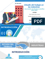 Estudio Del Trabajo en Las Industrias - Revisión de Literaria Cientifica 2018-2022