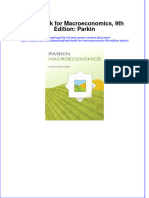 PDF Test Bank For Macroeconomics 9Th Edition Parkin Online Ebook Full Chapter