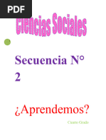 Secuencia #2 - Ciencias Sociales - Cuarto Grado