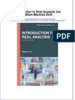 Ebook Introduction To Real Analysis 3Rd Edition Manfred Stoll Online PDF All Chapter