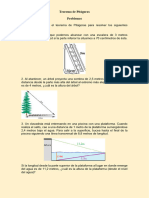 Problemas de Teorema de Pitagoras