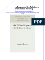 John William Draper and The Religion of Science Donald Fleming Online Ebook Texxtbook Full Chapter PDF