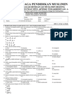 Soal - TP. 2023 - 2024 - A001-4 - Al Qur'an Hadis - Kelas 4 - Madrasah Ibtidaiyah Muslimin Bojong