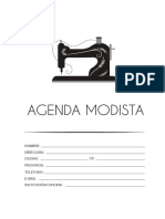 Agenda Modista Anillar