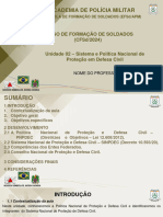 Sistema e Política Nacional de Proteção e Defesa Civil 