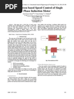 Touch Screen Based Speed Control of Single Phase Induction Motor